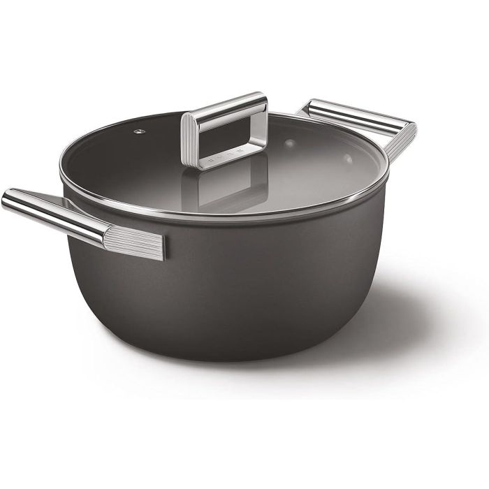 SMEG CKFC2411BLM non-stick Casserole 24cm 4.6l