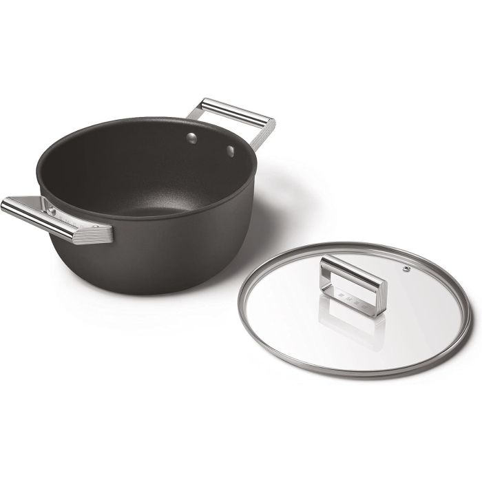 SMEG CKFC2411BLM non-stick Casserole 24cm 4.6l