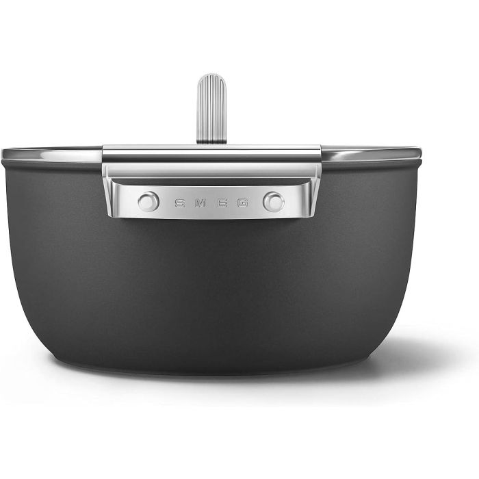 SMEG CKFC2411BLM non-stick Casserole 24cm 4.6l