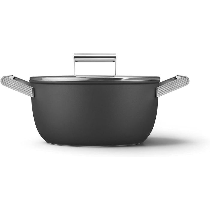 SMEG CKFC2411BLM non-stick Casserole 24cm 4.6l