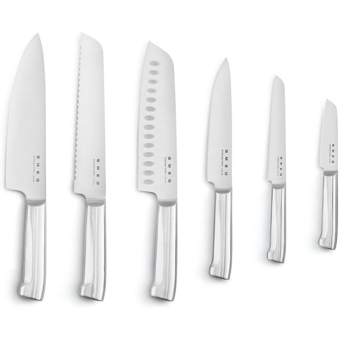 SMEG KBSF02PB knife block pastel blue