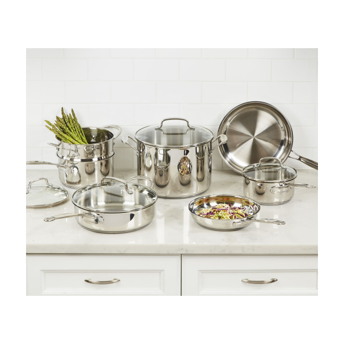 Cuisinart 7711G Chef's classic cookware set SS 11pcs