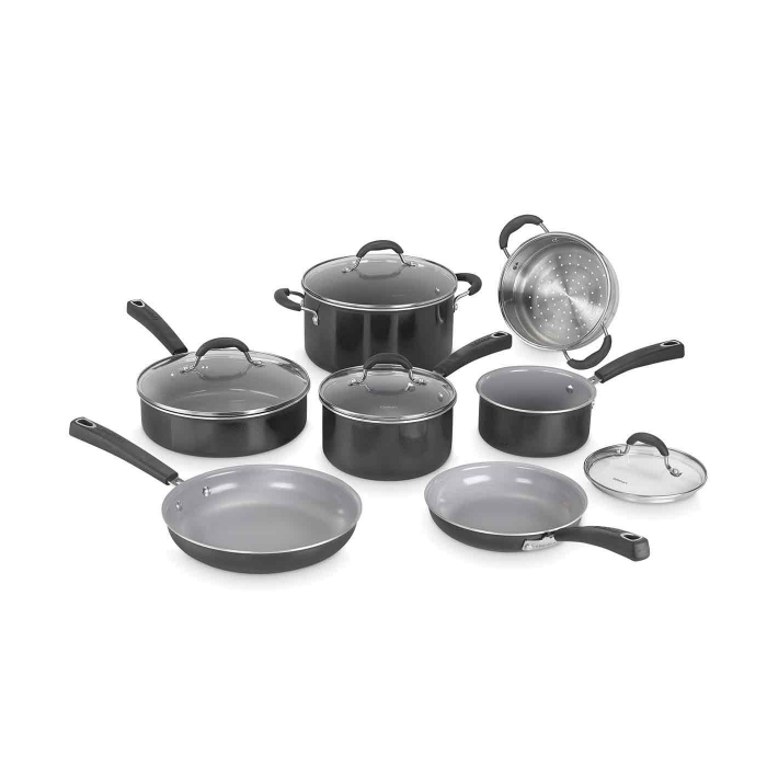 Cuisinart 54C11BKEU cookware set ceramic 11pcs