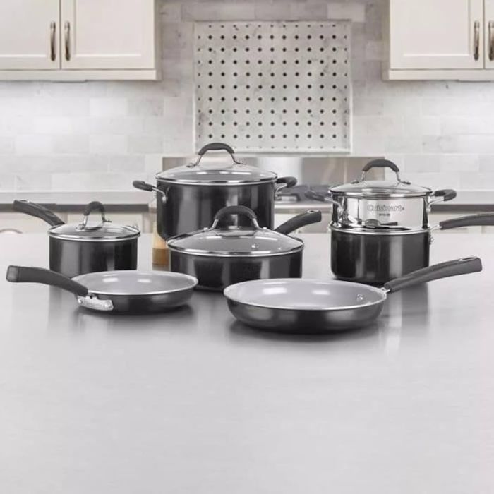 Cuisinart 54C11BKEU cookware set ceramic 11pcs