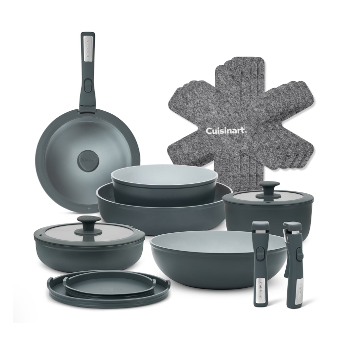 Cuisinart D53C18DGEU ClickSmart detachable handle cookware set 18pcs