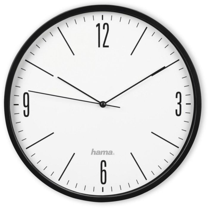 Hama Wall Clock ELEGANTE (186445) ,BLACK
