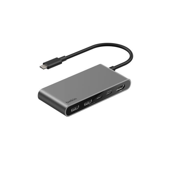 Belkin 5 in 1, 100W USB-C Multiport Hub, Space Gray /AVC022HQSGY