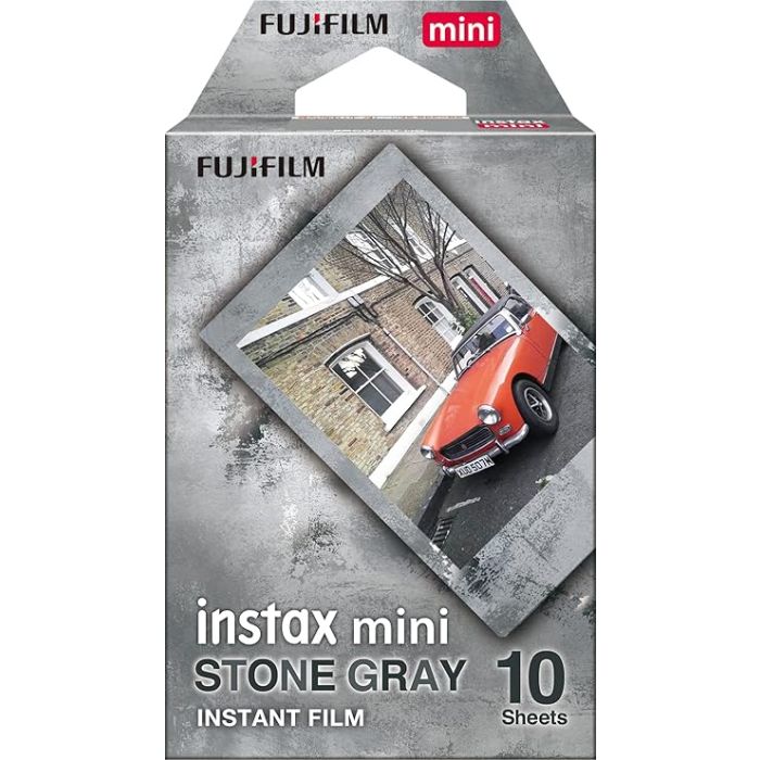 Fujifilm Instax Mini 10 Pack Designer Film Stone gray