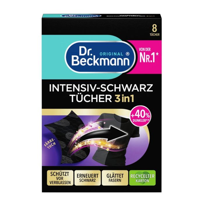 Dr. Beckmann Intensiv-schwarz 8Pc