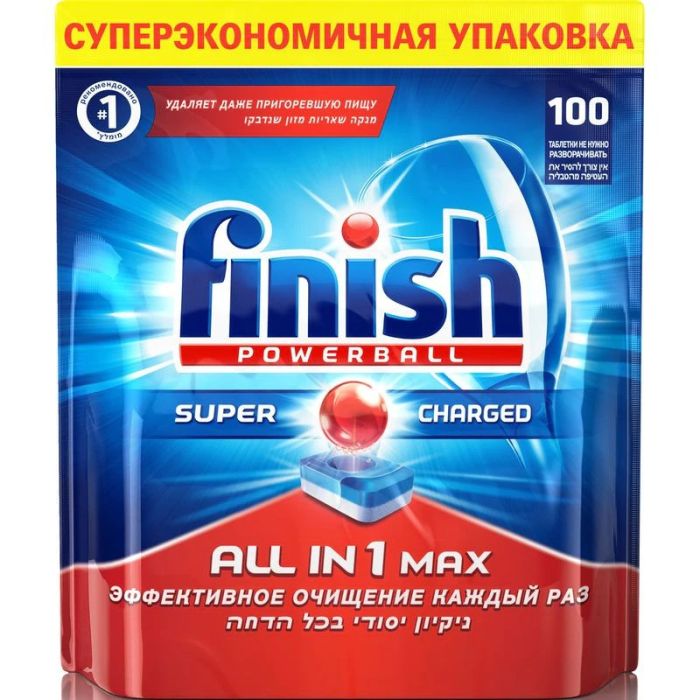 Finish All in One dishwasher tablets /100pcs./