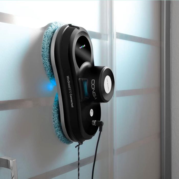 Cecotec 08057 Windroid 870 Connected T Glass Cleaning Robot, 80 W