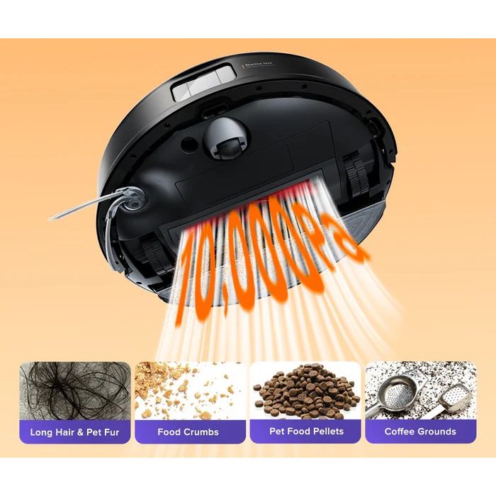 Roborock Robot Vacuum Cleaner+Auto-Empty Dock Q10 VF+ CE Black (Q10VFP52-00)