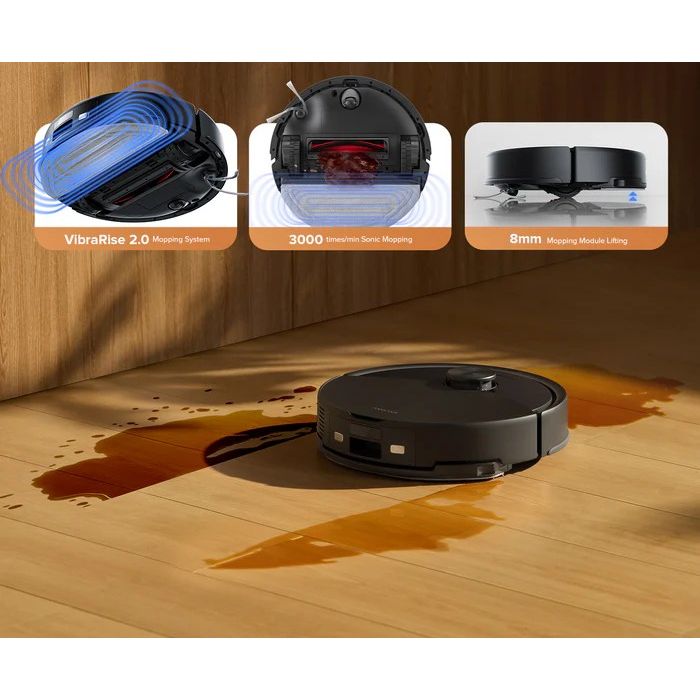 Roborock Robot Vacuum Cleaner+Auto-Empty Dock Q10 VF+ CE Black (Q10VFP52-00)