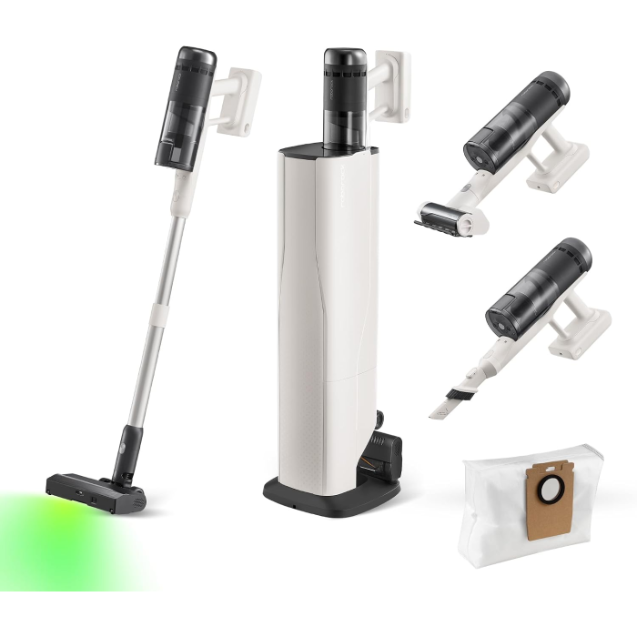 Roborock Cordless Vacuum Cleaner H60 HUB Pro White (H9A2A01-07)