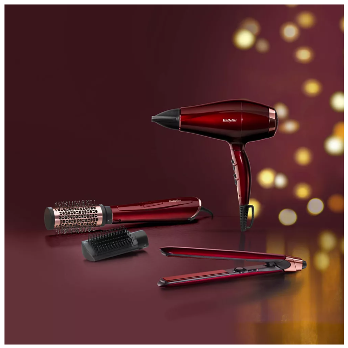 Babyliss ST212PE hair straightener Rouge Bordeau