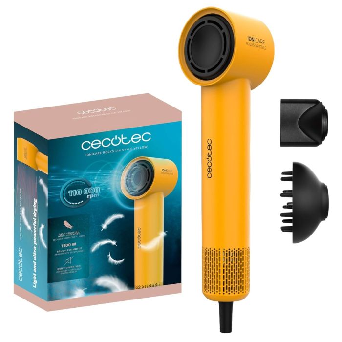 Cecotec A01_EU01_100836 Ionicare yellow hair dryer 1500W