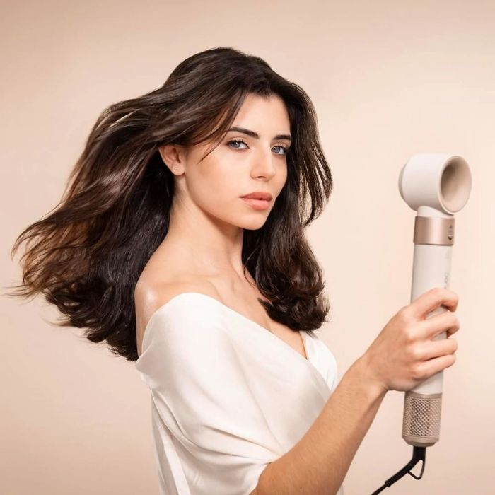 Cecotec 03465 CeramicCare 8n1 AirGlam Champagne