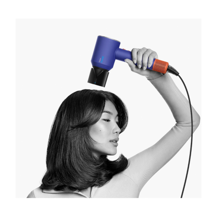 Dyson Supersonic HD16 hair dryer Vinca blue/Topaz Orange - outlet