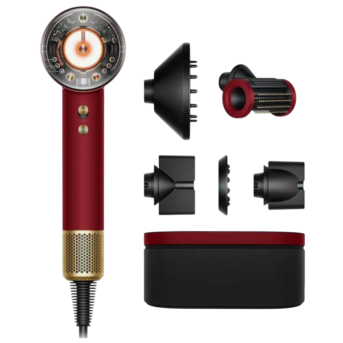 Dyson Supersonic HD16 hair dryer Red Velvet/Gold