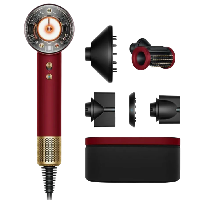 Dyson Supersonic HD16 hair dryer Red Velvet/Gold - outlet