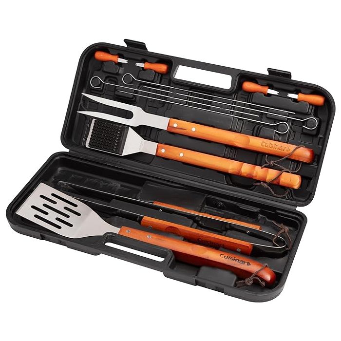 Cuisinart CGSW13EU Wooden handle grill set 13pcs