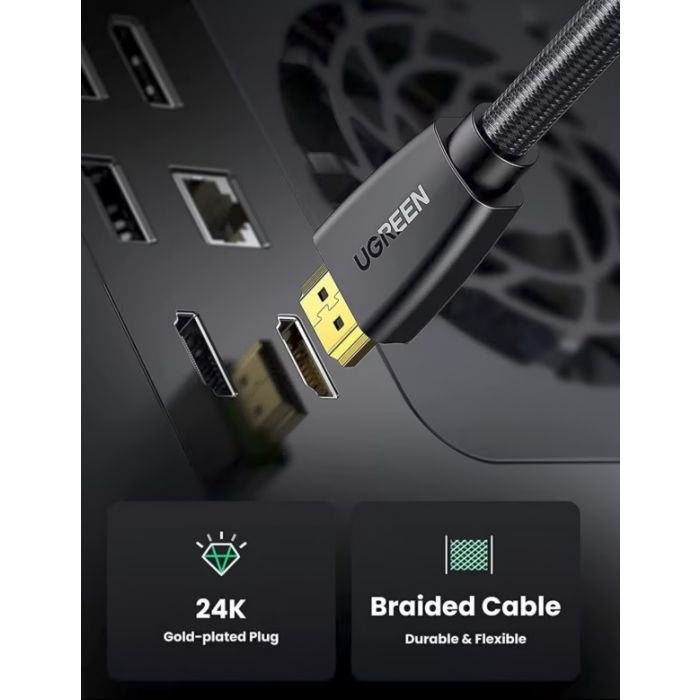 UGREEN HDMI Cable Male to Male Black 15m/40416