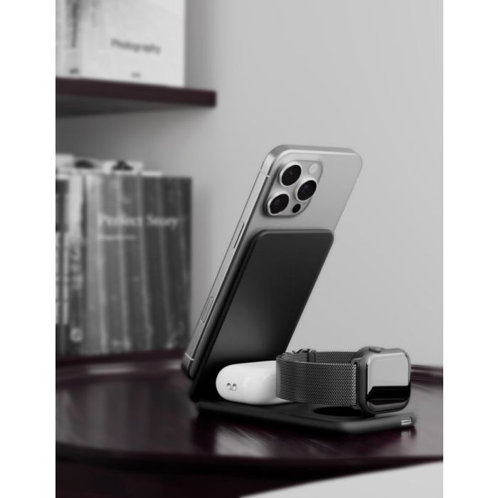 VLP Alum Power Pro Wireless Charger, Black Titanium /1092012