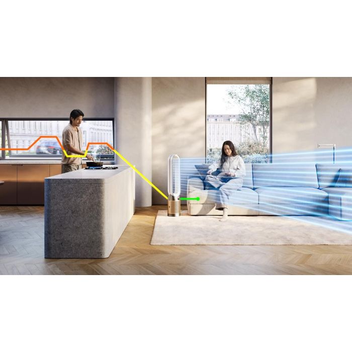 Dyson Purifier Cool TP12 PC2 De-Nox White/Gold (546519)