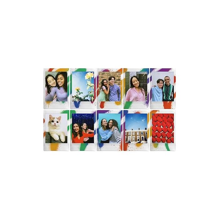 Fujifilm Instax Mini 10 Pack Designer Film Spray Art