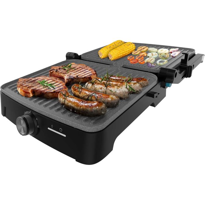 Cecotec A01_EU01_117516 Rock'nGrill 2000 Full open Electric grill