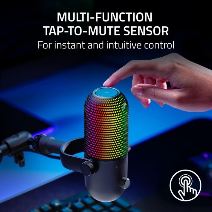 Razer Wired Microphone Seiren V3 Chroma - Black/RZ19-05060100-R3M1