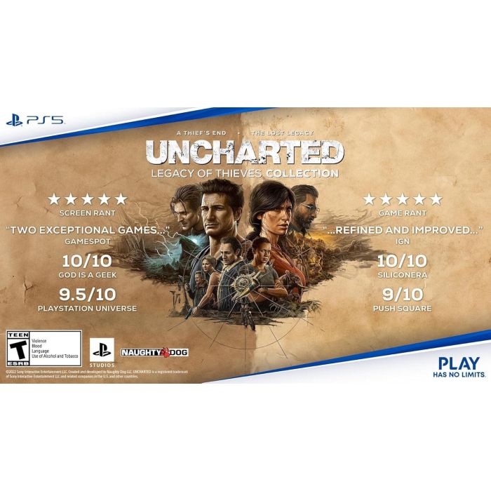 PS5 UNCHARTED LEGACY OF THIEVES COLLECTIONS