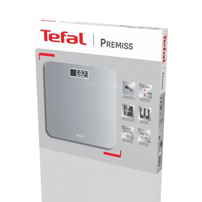 Tefal PP1801V0 Glass bathroom scale Silver