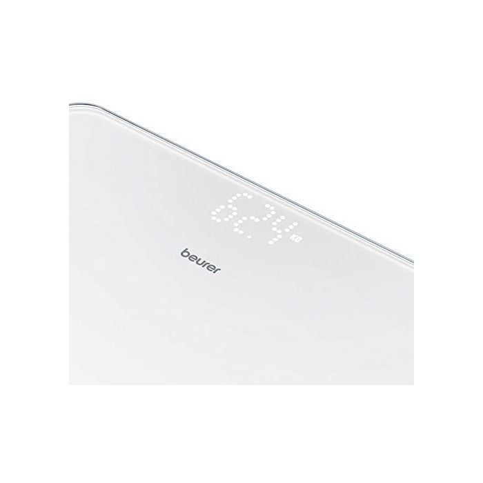 Beurer GS225 glass bathroom scale white