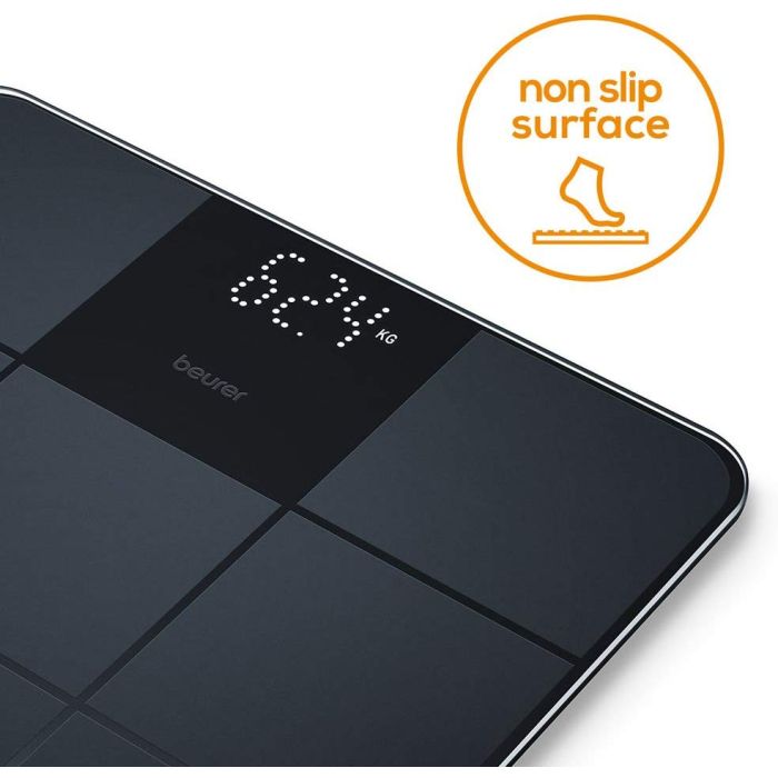 Beurer GS235 glass bathroom scale black