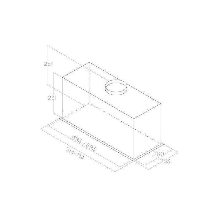 Elica FOLD BL MAT/A/52