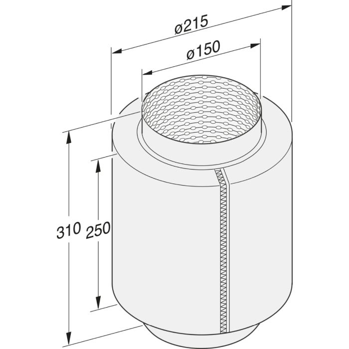 Miele 08269360 Silencer