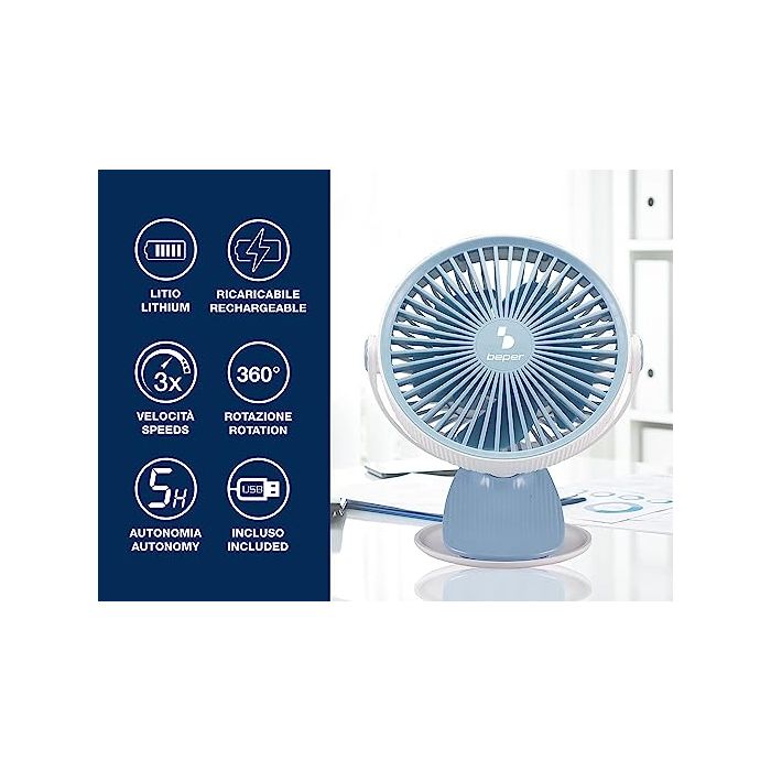 Beper P206VEN420 Mini clip fan