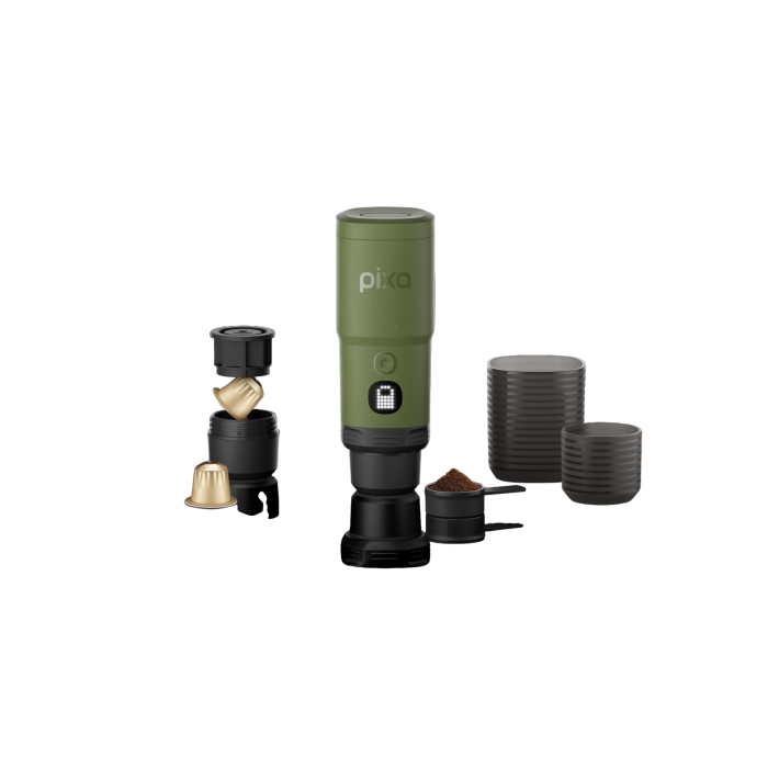 Wacaco Pixapresso Olive Green portable coffee machine