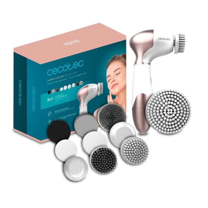 Cecotec 03371 Facial brush with 9 brush heads
