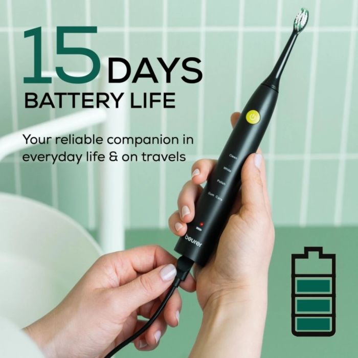 Beurer SC30 electric sonic toothbrush black jet