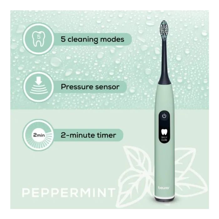 Beurer SC50 electric sonic toothbrush peppermint
