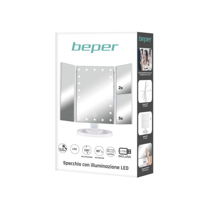 Beper P302VIS050 Make up mirror with LED light