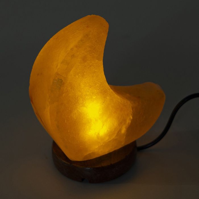 Barry Salt lamp Luna with USB