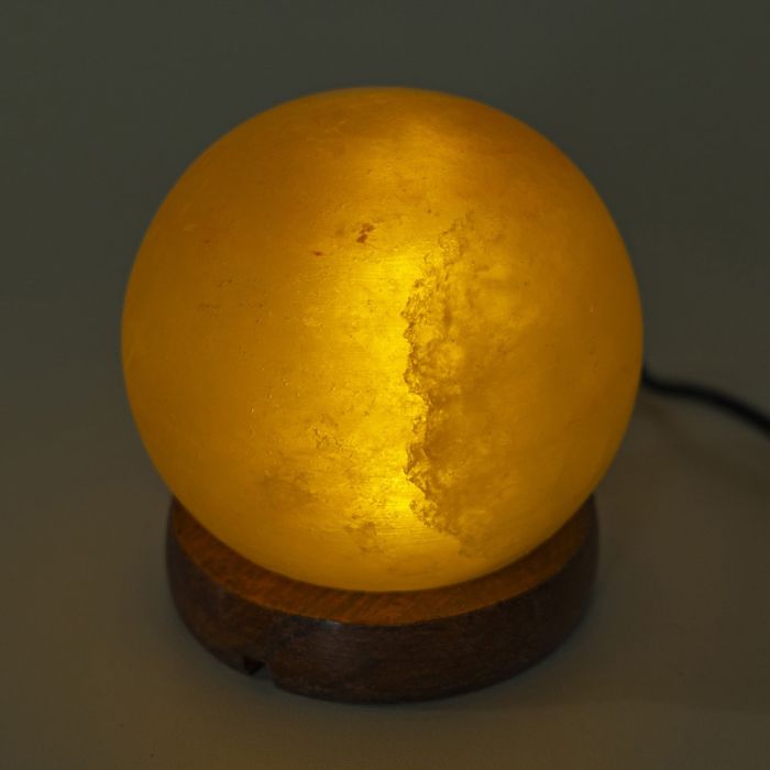 Barry Salt lamp Globe with USB
