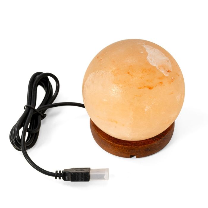Barry Salt lamp Globe with USB
