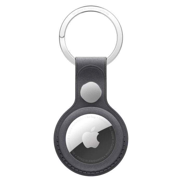Apple Airtag FineWoven Key Ring, Black /MKG44ZM/A