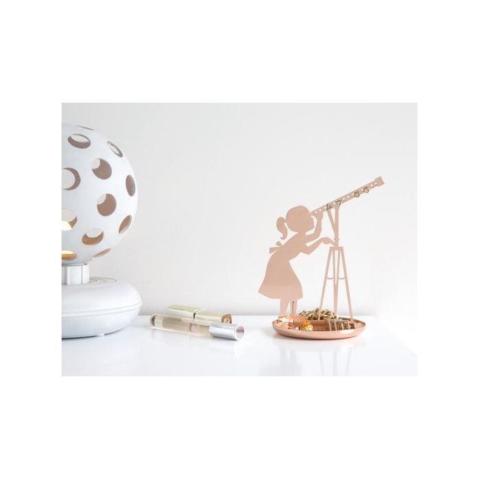 Kikkerland JK19-CO COPPER STARGAZER JEWELRY HOLDER
