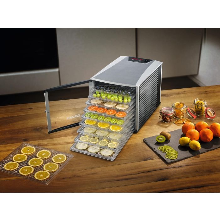 Graef DA510 Dehydrator with 10 slots silver