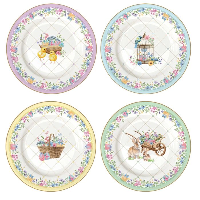 Easy Life 0924/SPBL dessert plate set 4x19cm